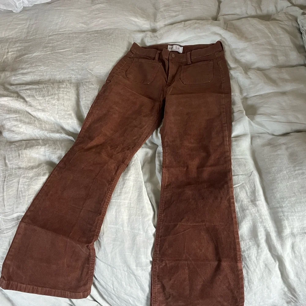 High Rise Flare 70s Cords Pants Petite Length - Picture 6 of 6